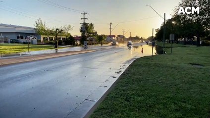 Hammond Ave flooded, Wagga Wagga.