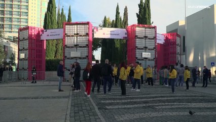 Depuis Lisbonne, la First Lady ukrainienne appelle les Russes à bouder la télévision russe