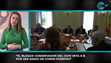 Teresa Gómez: “El bloque conservador del CGPJ veta a Bandrés por ser amigo de Conde-Pumpido”