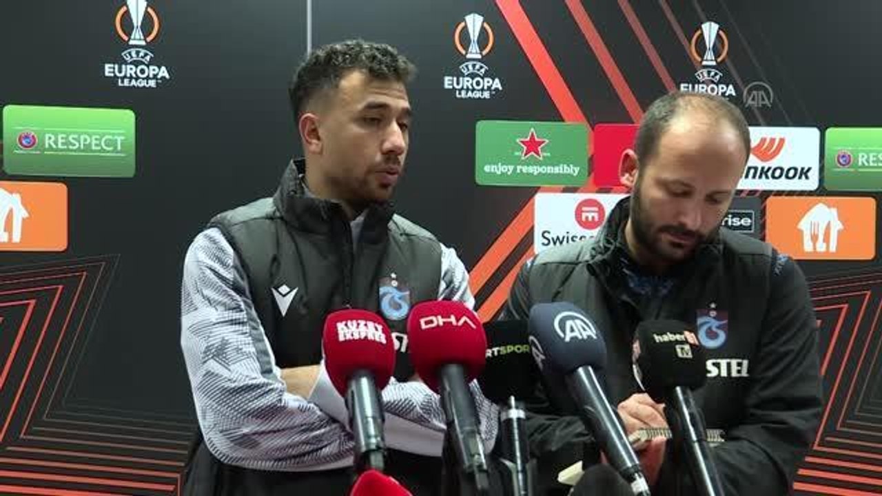 Trabzonspor-Ferencvaros maçının ardından