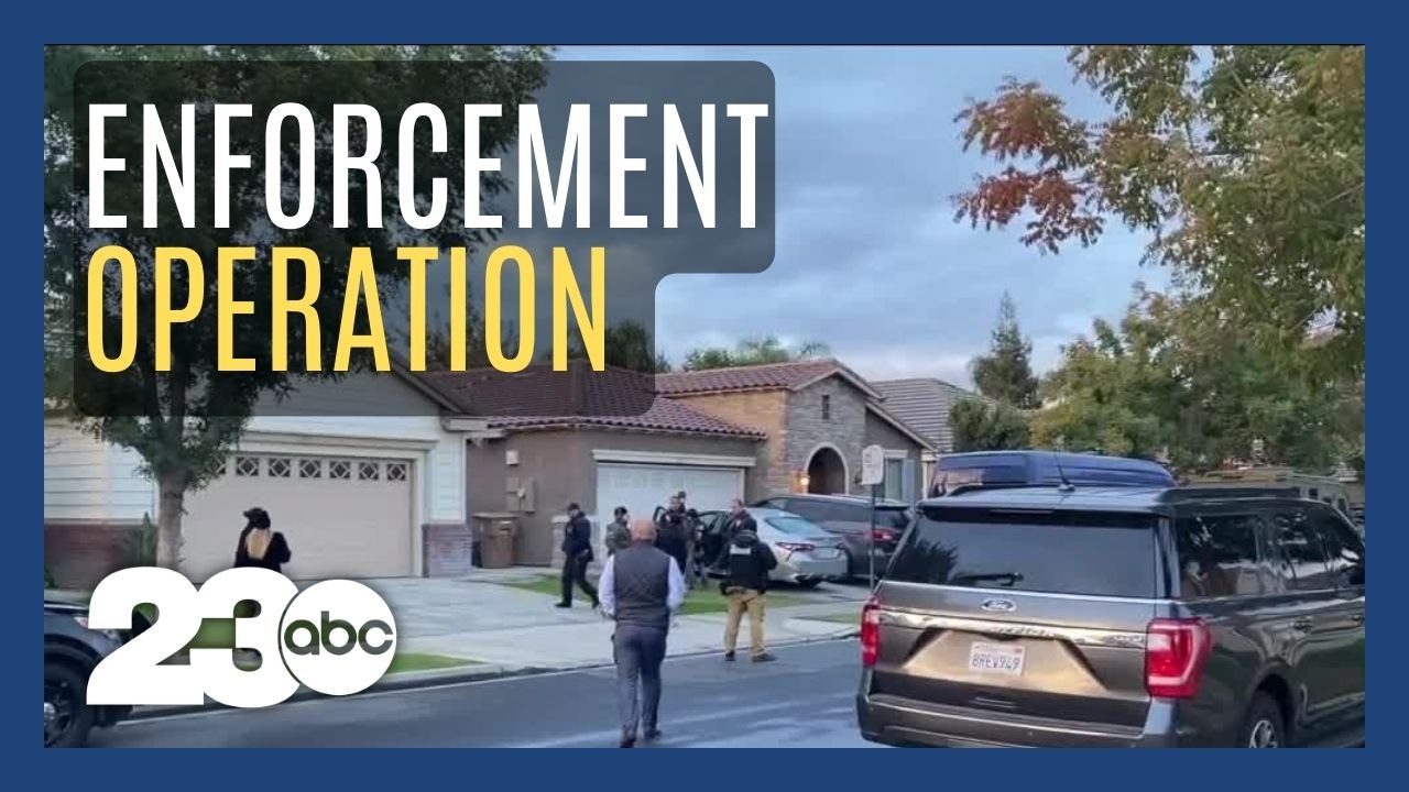 Local and federal law enforcement carry out Bak...