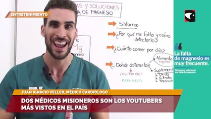 Dos médicos misioneros son los youtubers más vistos en el país