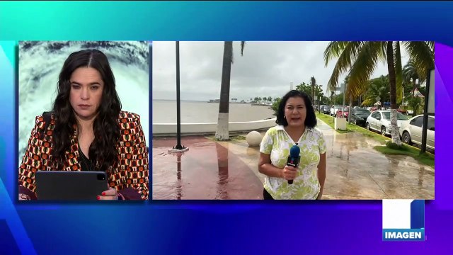 Huracán Lisa provocó lluvias y vientos en Quintana Roo