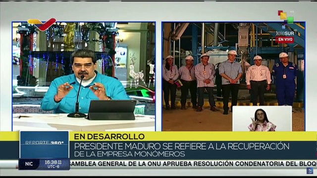 Gobierno de Venezuela avanza en la recuperación de la empresa Monómeros