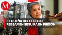 Tribunal rechaza que ex dueña del Colegio Rébsamen enfrente proceso en libertad