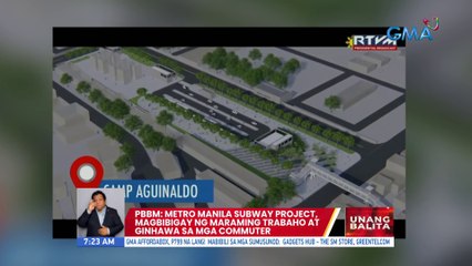 PBBM: Metro Manila Subway Project, magbibigay ng maraming trabaho at ginhawa sa mga commuter | UB