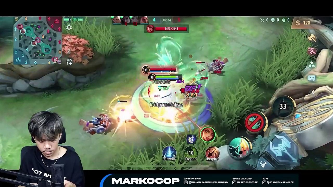 DETIK DETIK MYTHIC PAKAI ZILONG MARKOCOP MALAH DI REMEHKAN ? - Mobile legends