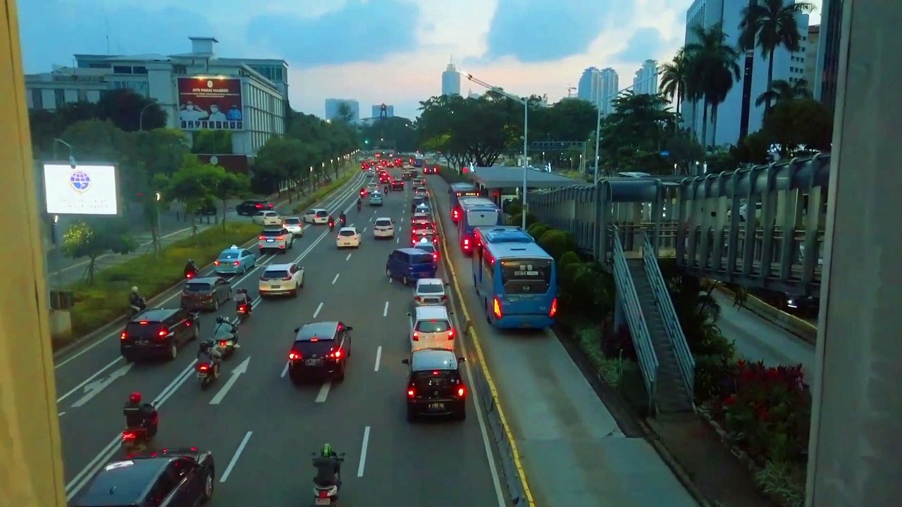 Evening Atmosphere in Jakarta