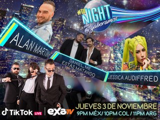 Daniel,  me estás matando, Jessica Audiffred y alan Martín en TuNight // EXA Tv
