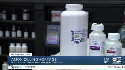 Nation dealing with amoxicillin shortage as RSV cases rise