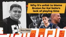 Why it's unfair to blame Bruton for Kai Sotto's lack of playing time