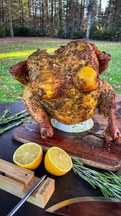 Amazing Hen cooking #Grillhunters#