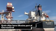 Grain ships leave Ukraine port of Chornomorsk