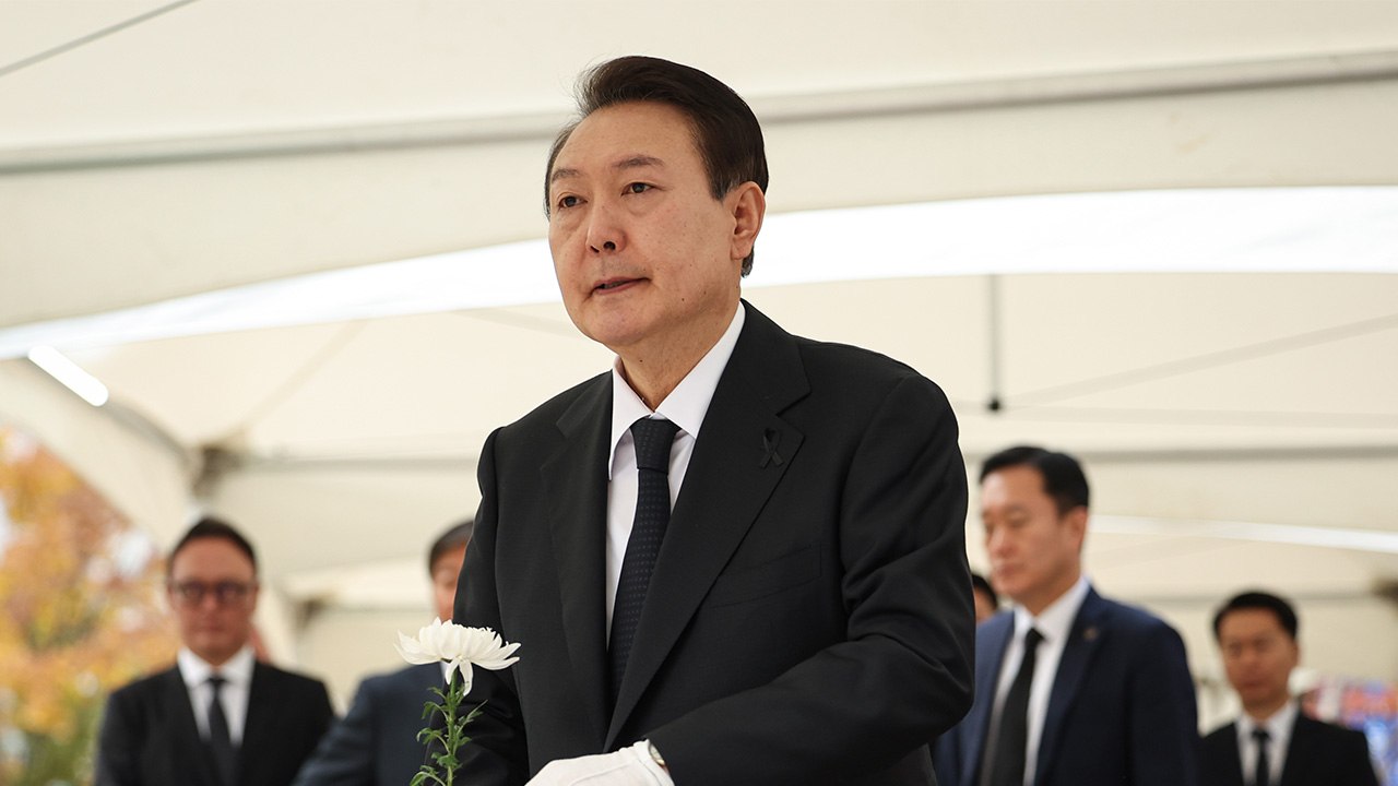윤 대통령, 닷새 연속 조문...이상민 장관 동행 안 해 / YTN