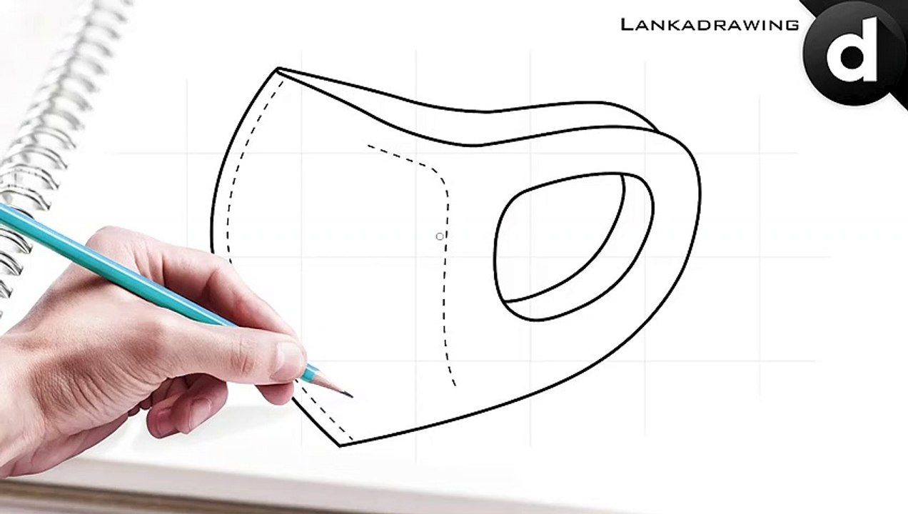 learn to draw corona masks easily and simply