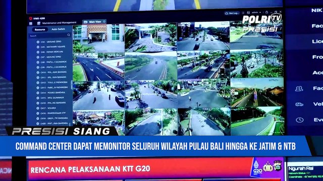 Simulasi Pengamanan, Lalu Lintas Delegasi & Antisipasi Kejahatan Terror Jelang KTT G-20