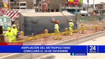 Ampliación del Metropolitano: Municipalidad de Lima entregará obra el 10 de Diciembre