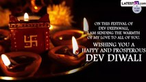 Happy Dev Deepawali 2022 Wishes: Share WhatsApp Messages and Greetings To Celebrate Diwali of Gods