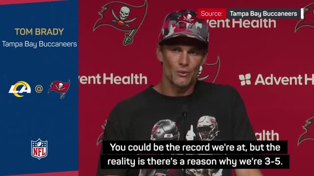 No 'margin for error' at the Bucs, insists Brady