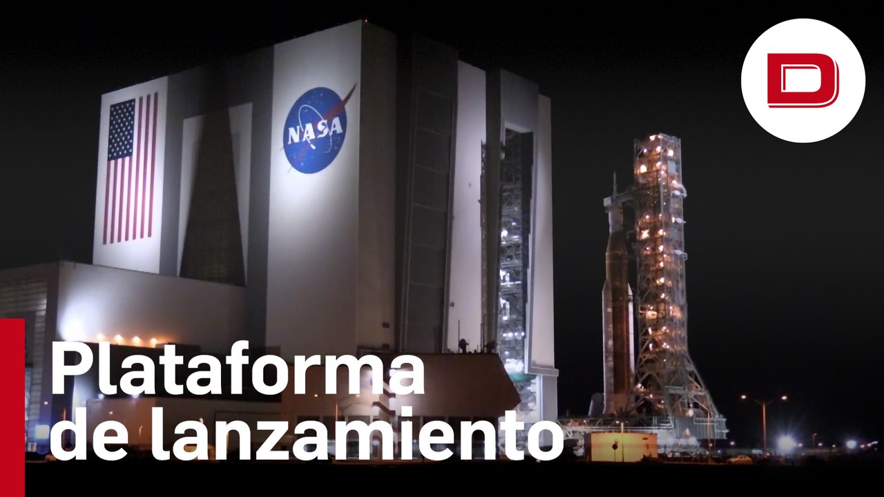 El Cohete Artemis 1 SLS es trasladado a plataforma de lanzamiento