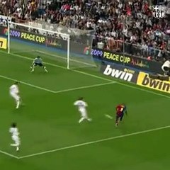 El Barça recuerda el golazo de Piqué en el 2-6 en el Santiago Bernabéu / FCB