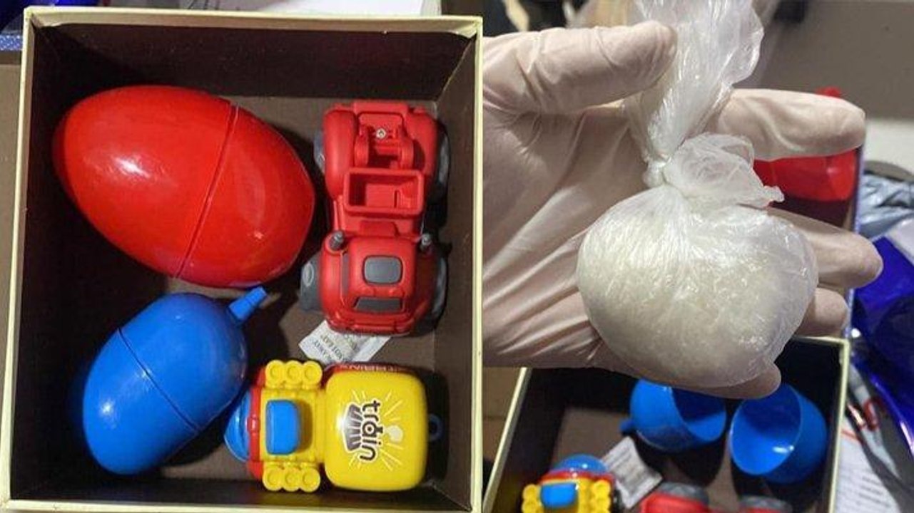 Sürpriz yumurtadan uyuşturucu çıktı