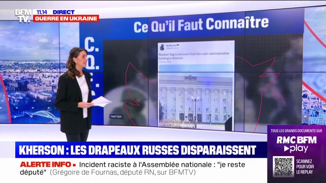 Kherson: les drapeaux russes disparaissent, retrait ou piège russe ?