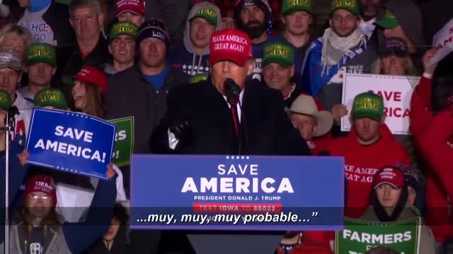 Trump dice que es muy probable que vuelva a aspirar a la Casa Blanca