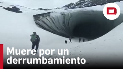Muere un turista brasileño por el desprendimiento de placas de hielo