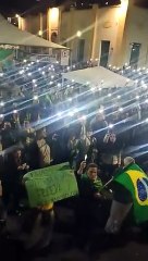 Ato em frente à Marinha em Itajaí