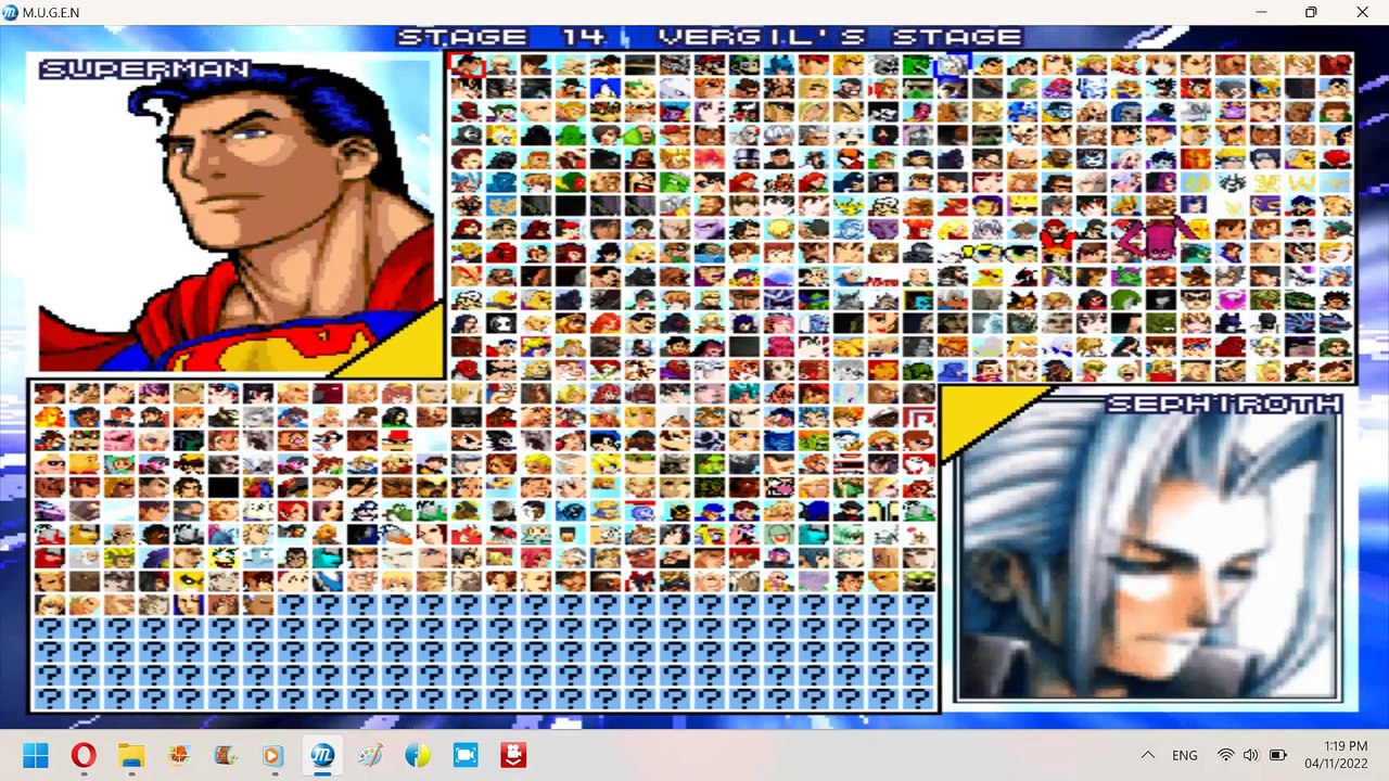 MUGEN - Superman vs Sephiroth