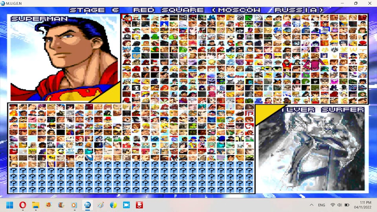 MUGEN - Superman vs Silver Surfer
