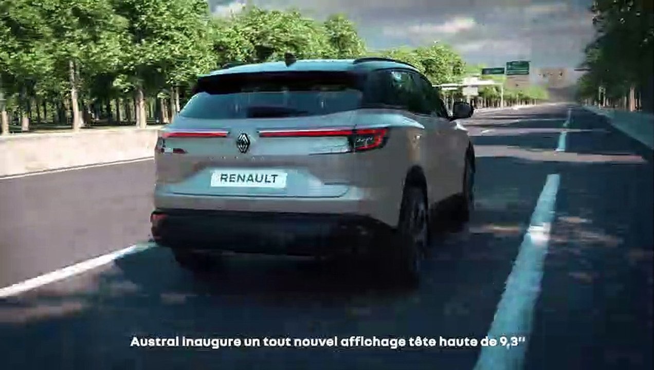 Affichage tête haute HUD SUV compact Renault Austral