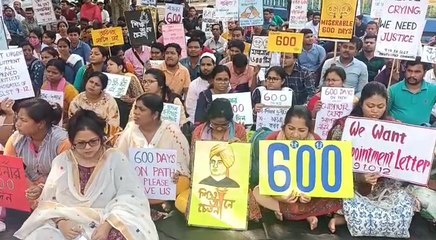 ৬০০ দিনে নতুন মঞ্চ গড়লেন আন্দোলনকারী চাকরিপ্রার্থীরা | Oneindia Bengali