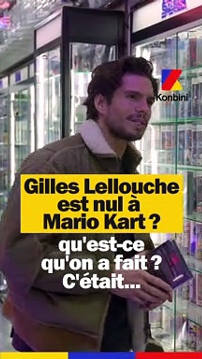 Gilles Lellouche est nul à Mario Kart ??