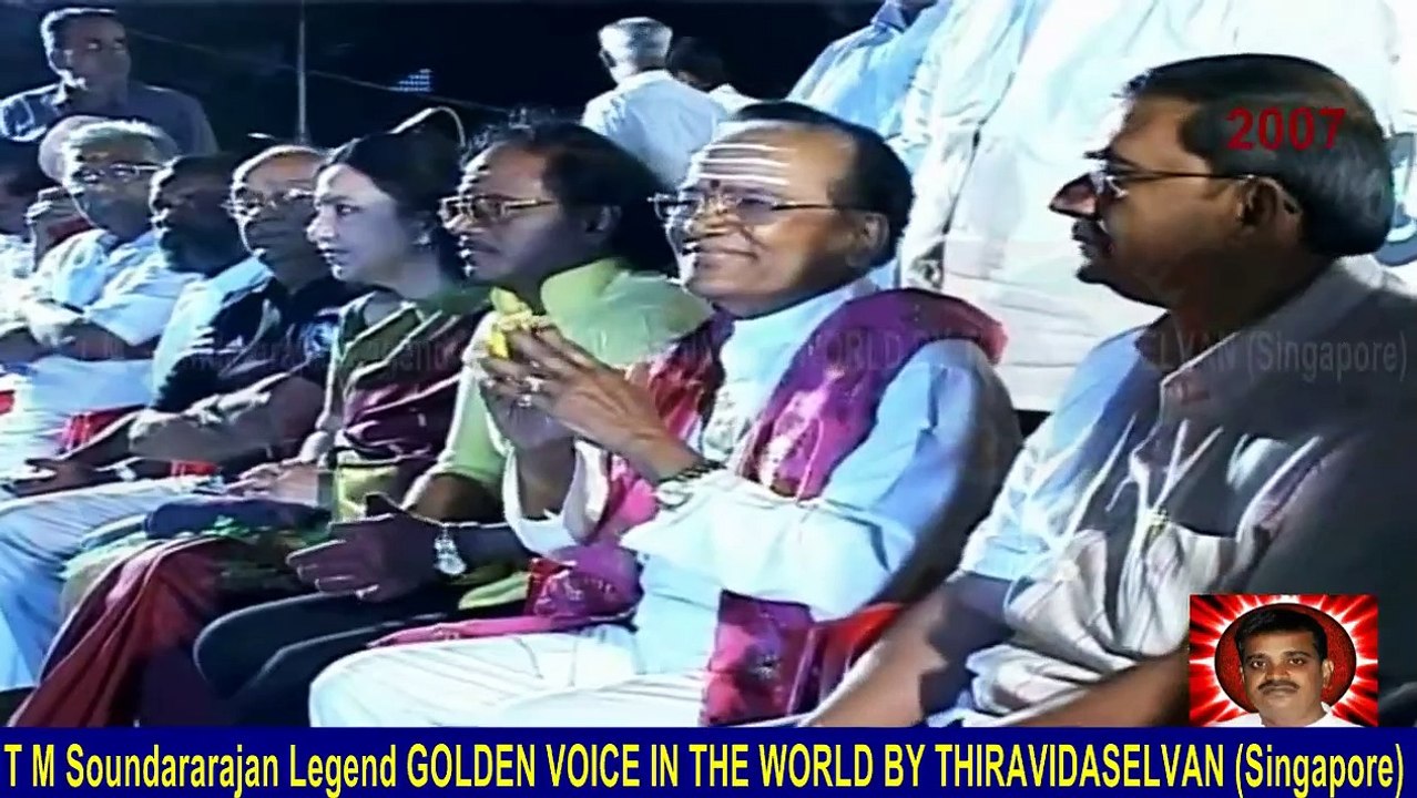 T M Soundararajan Legend & 2007 _______________ ________. _________ ___________ ________. Part 1