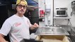 Watch James Newman of Well Oiled make his Detroit-style pizzas