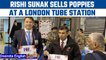 UK PM Rishi Sunak spotted selling poppies at London’s Westminster tube station | Oneindia News*News