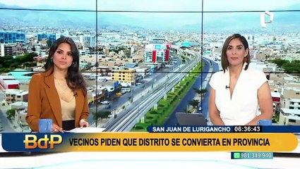 Alcalde de SJL pide que su distrito se convierta en provincia para disponer de más ingresos