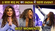 Best Moments | Priyanka Chopra's FIRST Ever Mumbai Event After 3 Years, Plays Fun Games With Fans