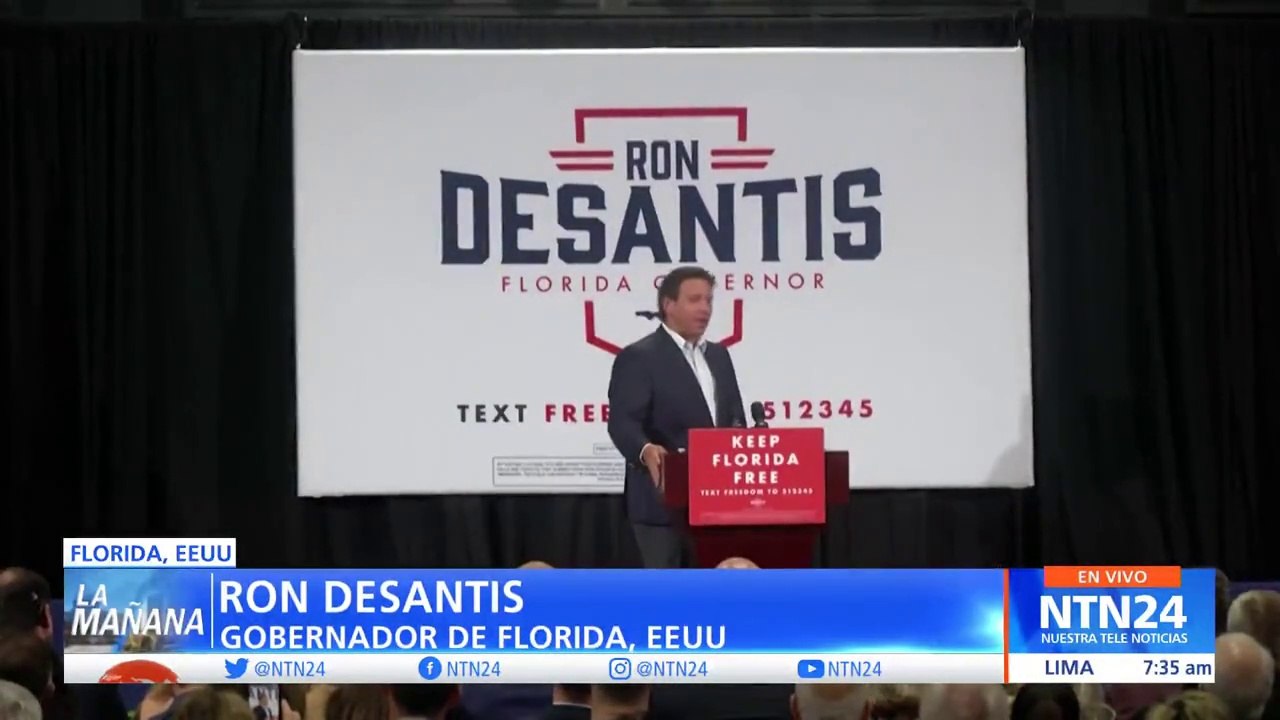 Ron de Santis respondió a Joe Biden