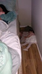 Walking in on Grandma and Granddaughter Taking a Nap