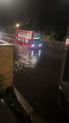 Smart Car Avoids Flooded Road