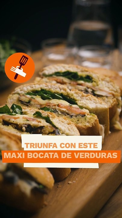 Maxi bocata de verduras asadas