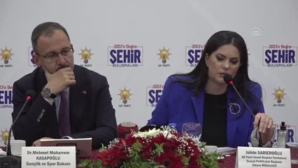 Скачать видео: KIRKLARELİ - AK Parti Genel Başkan Yardımcısı Jülide Sarıeroğlu  Kırklareli'nde konuştu