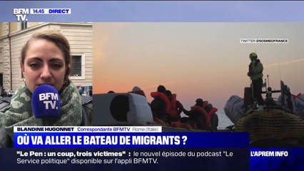 Video herunterladen: Bateau de migrants bloqué en Méditerranée: L'Italie de Giorgia Meloni reste silencieuse