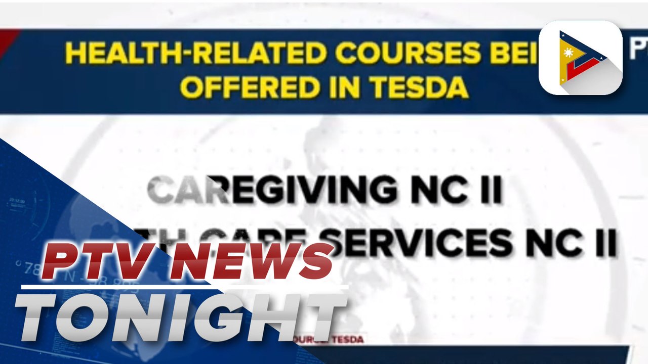 TESDA offers health-related training courses