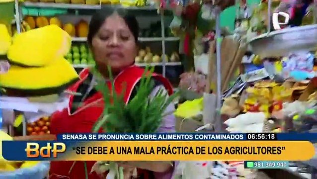 SENASA se pronuncia por denuncias de contaminación de alimentos con agroquímicos
