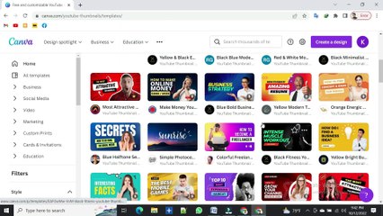 How to make thumbnail for YouTube videos using Canva