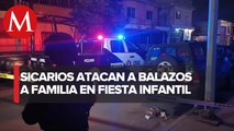 Ataque a balazos en fiesta infantil deja una mujer muerta y 3 niños heridos en Monterrey